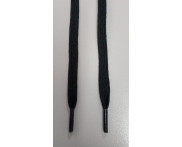 Cadarço Chato 7 mm - 72 pares - PRETO - 100% Algodão  Encerado - Ref. STR 196